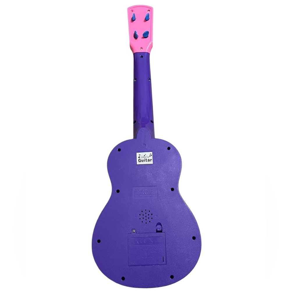 Kids 4 String LED Light Up Guitar - Plays 5 Songs (No shoulder strap) Ages 2-4 - Picture 5 of 5